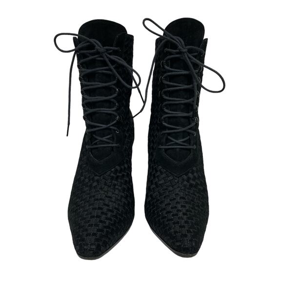 Vintage Marco Delli Womens Size 8 Black Pointed Heel Boots - Picture 3 of 9